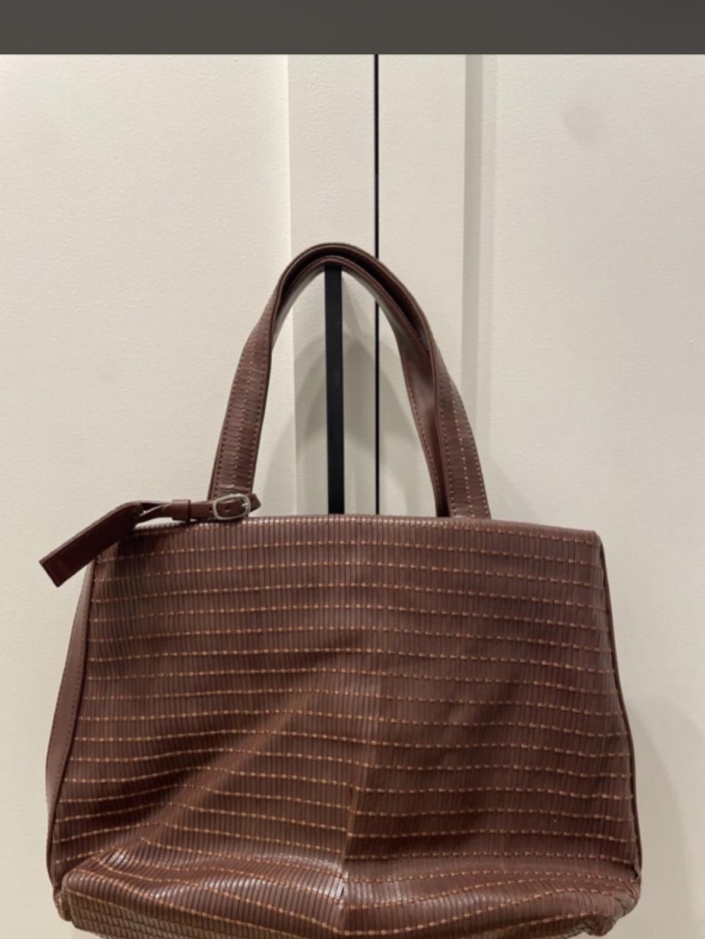 Jones New York Brown Textured Tote